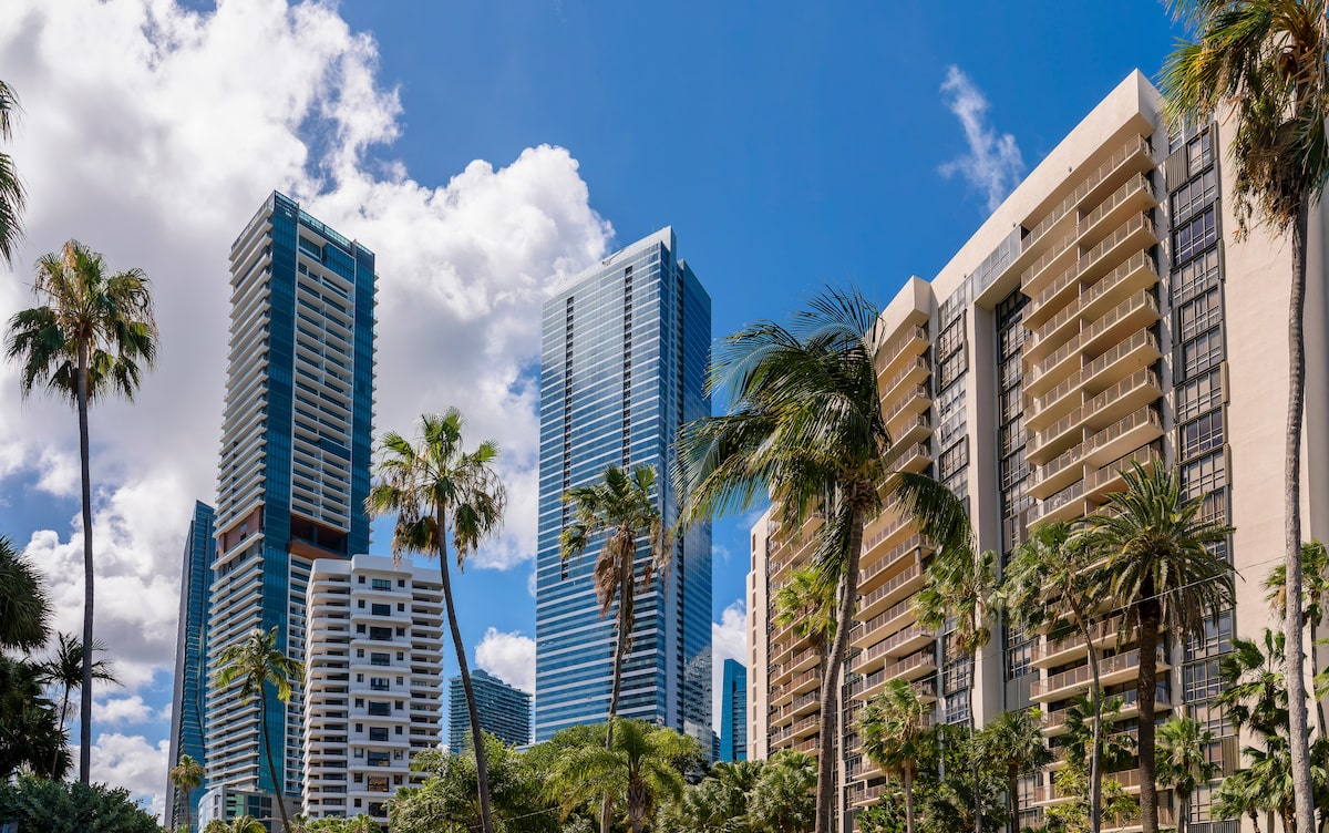 Expensive metros like Miami are building more luxury high-rise condos