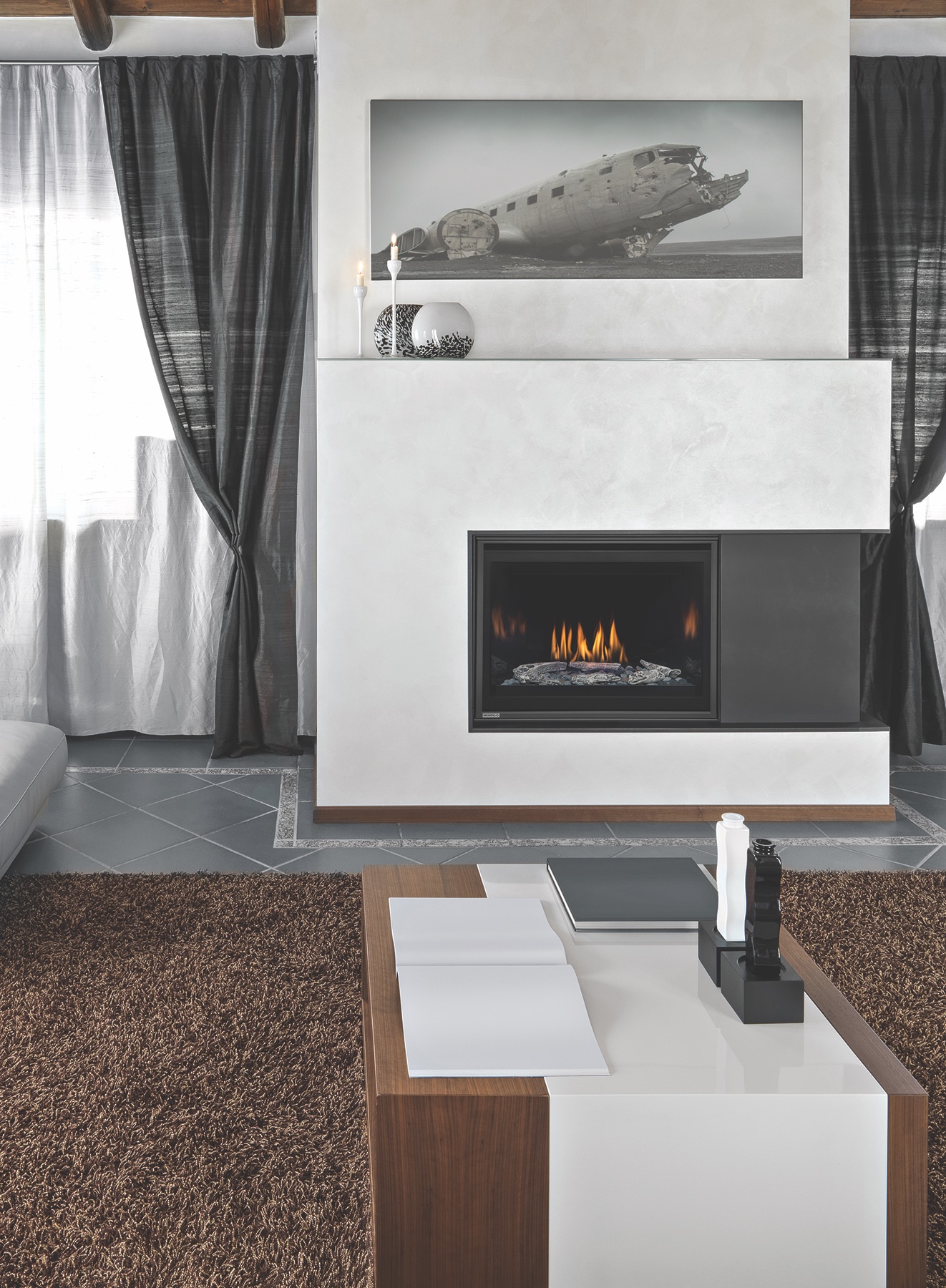 The full-load deluxe version of the HLB34-2 from Montigo features a standard remote control and fan kit so users can accurately control the heat in a space.