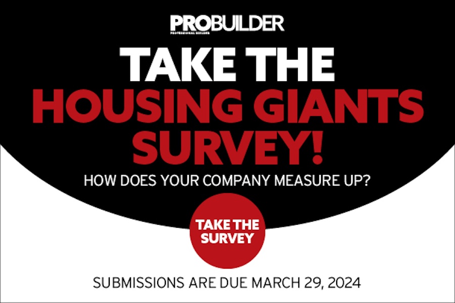 2024 Pro Builder Housing Giants entries are due March 29, 2024