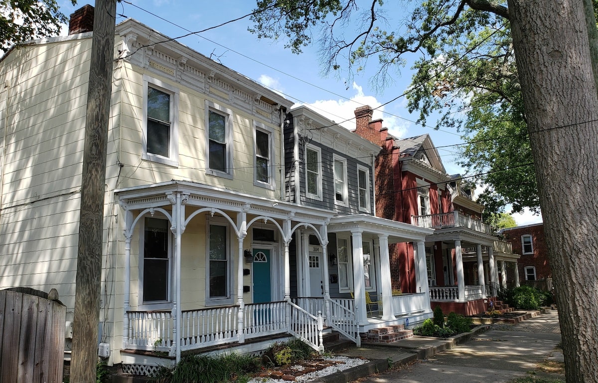 Old houses in Richmond, Virginia