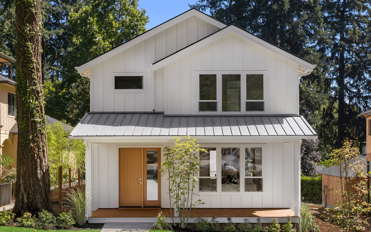 Simple home exterior is on trend for 2024