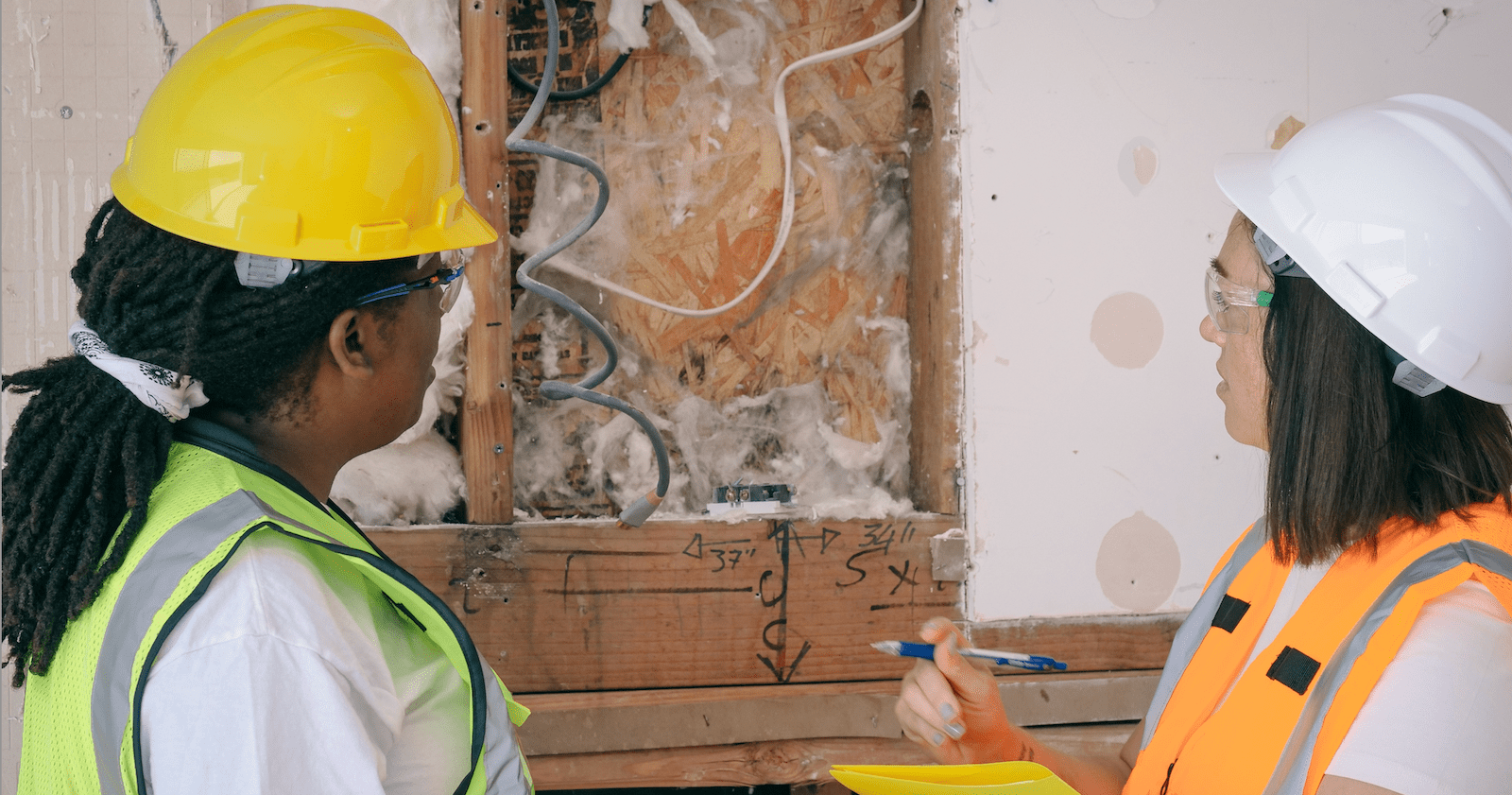 Women in construction on jobsite as an example of diversity in construction