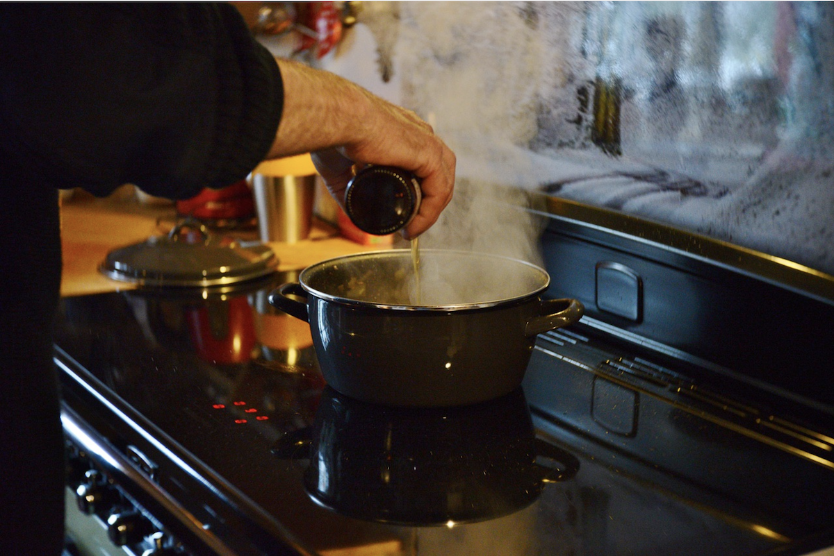 Cooking on the stove affects indoor air quality in the home