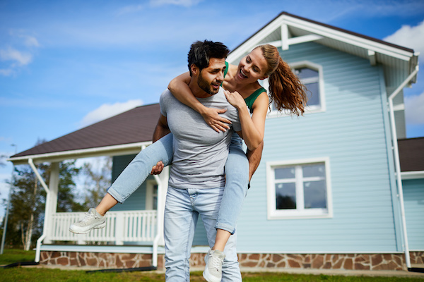 Homebuyer excited about purchase
