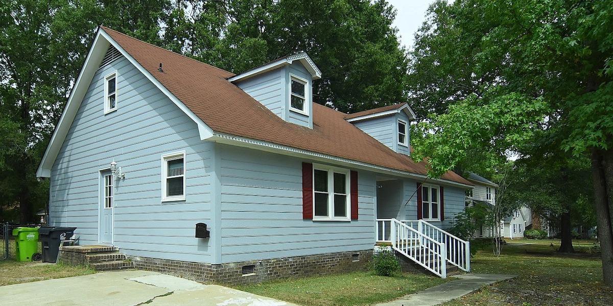 New house blue