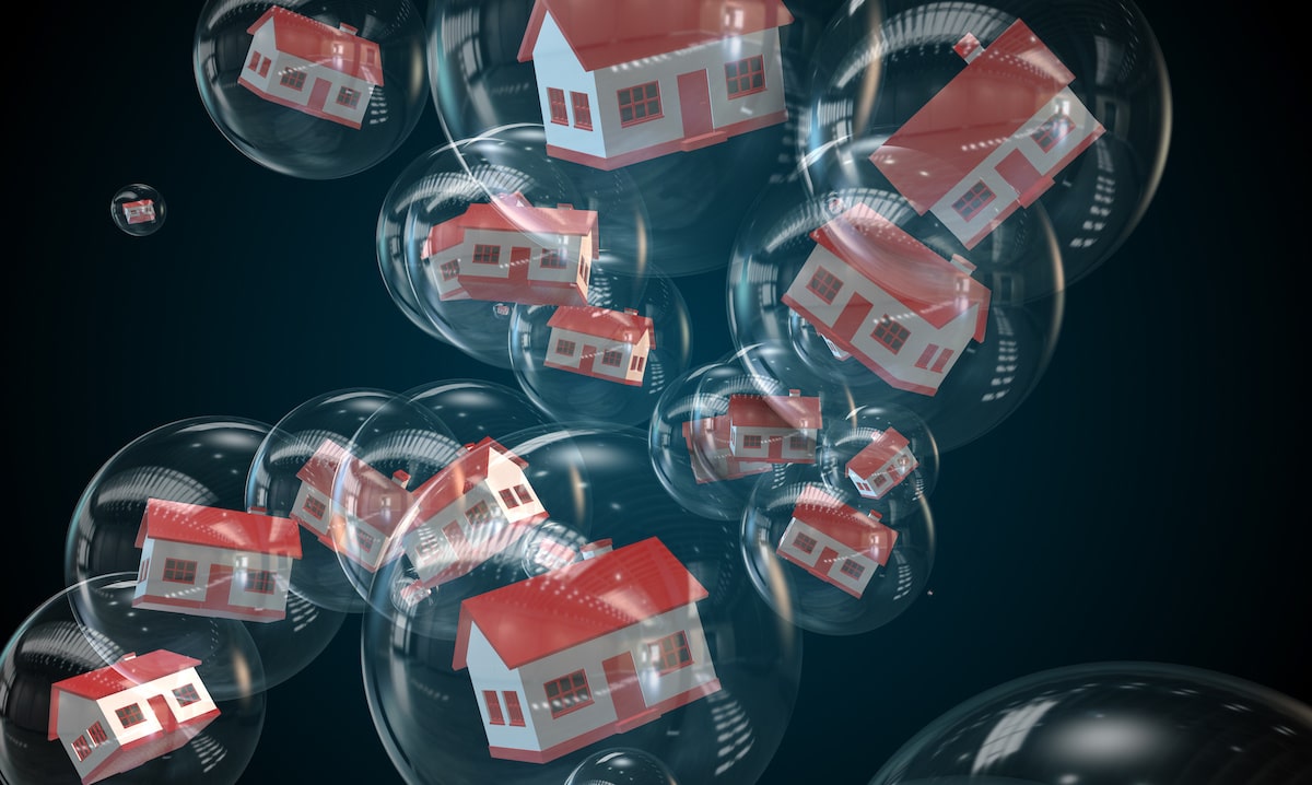 housing bubble graphic