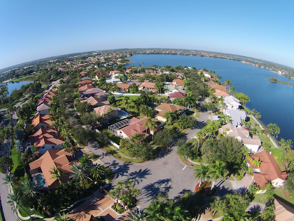 Housing aerial in Florida
