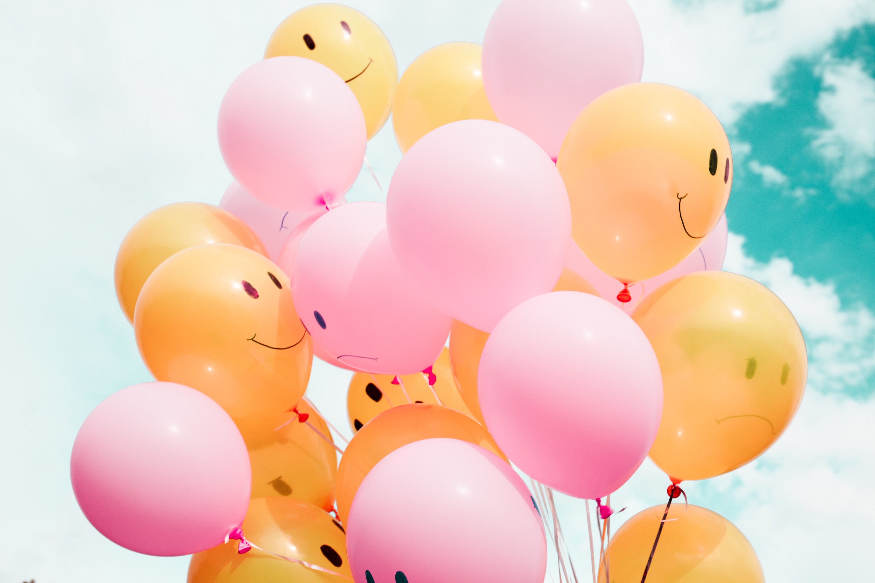 smiling balloons