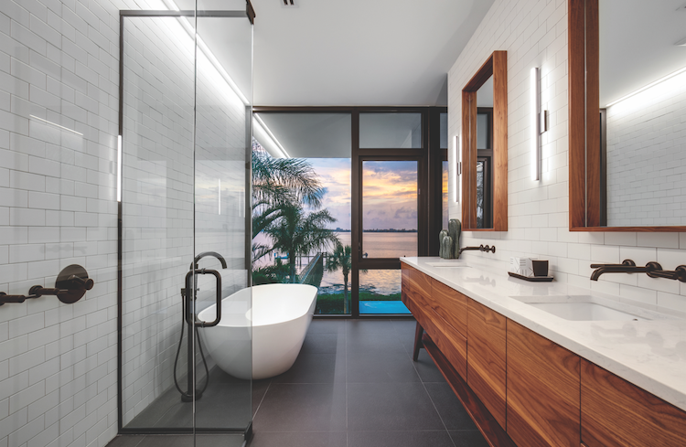 2019 Professional Design Awards Project of the Year Gold bathroom