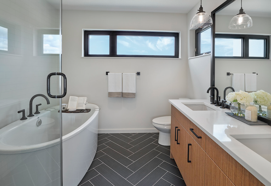 2019 Professional Builder Design Awards Gold Infill bathroom