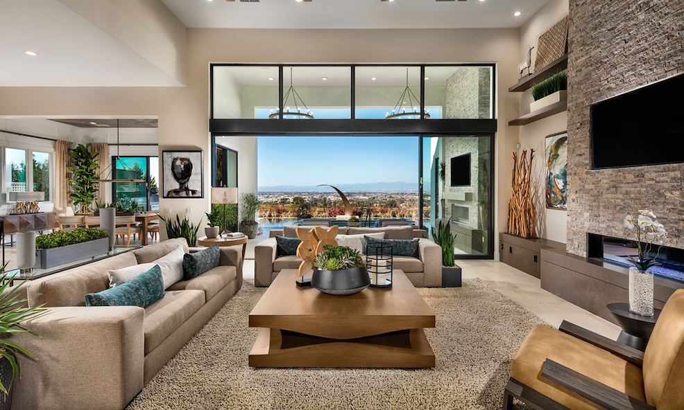 2019 Professional Builder Design Awards Gold Single-Family Production living room