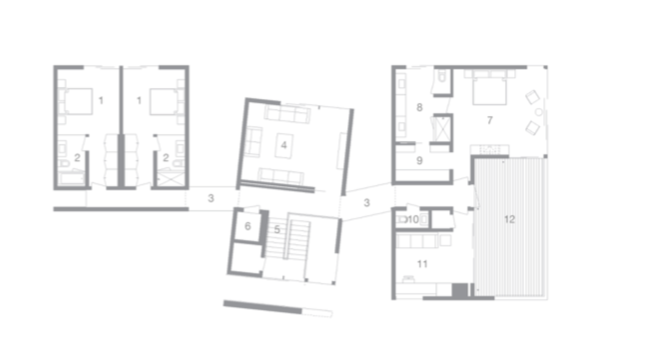 2019 Professional Builder Design Awards Gold Custom Home Kiht han second floor plan