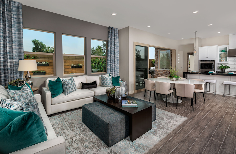 2019 Professional Builder Design Awards honorable mention multifamily living space and kitchen