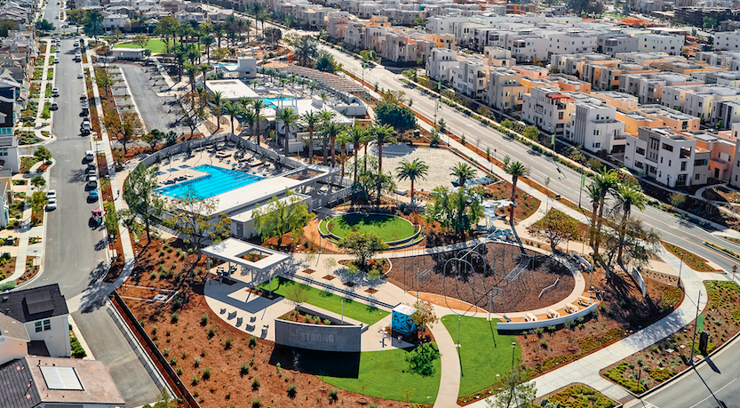 2019 Professional Builder Awards honorable mention new community Great Park aerial view