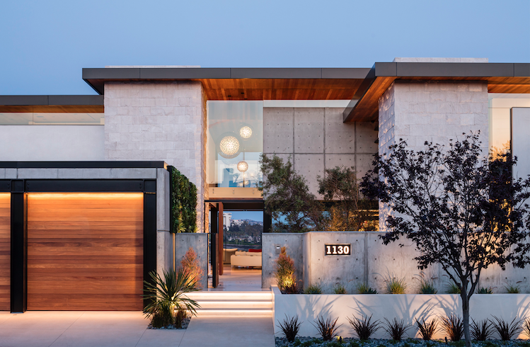 2019 Professional Builder Design Awards Silver Custom Home exterior entry