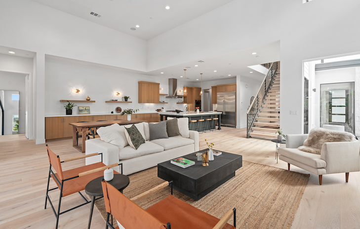 2019 Professional Builder Design Awards Silver Single Family over 3100 sf Miraval II interior living