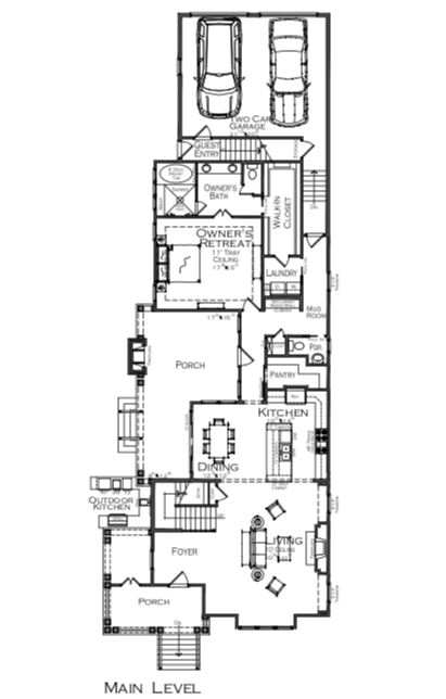 2019 Professional Builder Design Awards Silver single family over 3100 sf first floor plan