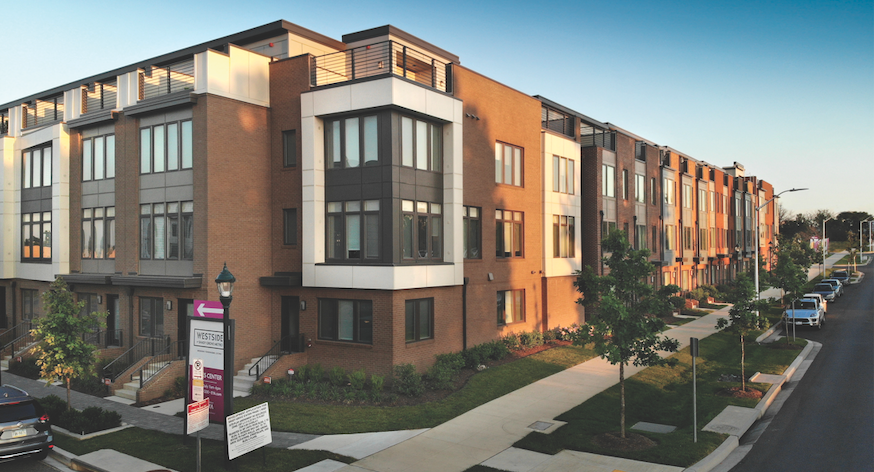 Westside at Shady Grove by EYA provides a dense, walkable development with an affordable component.