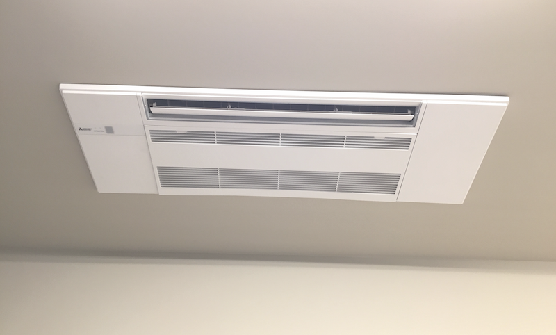 low-profile HVAC ceiling unit 