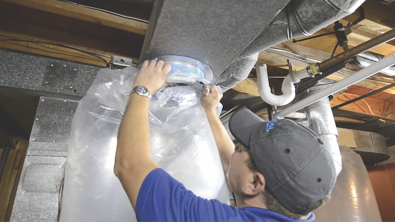 preventing duct leaks in HVAC systems