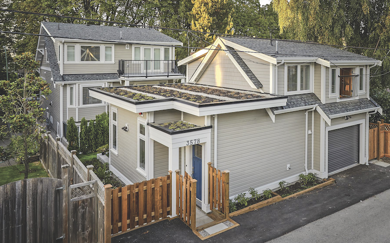Smallworks home with accessory dwelling unit, exterior