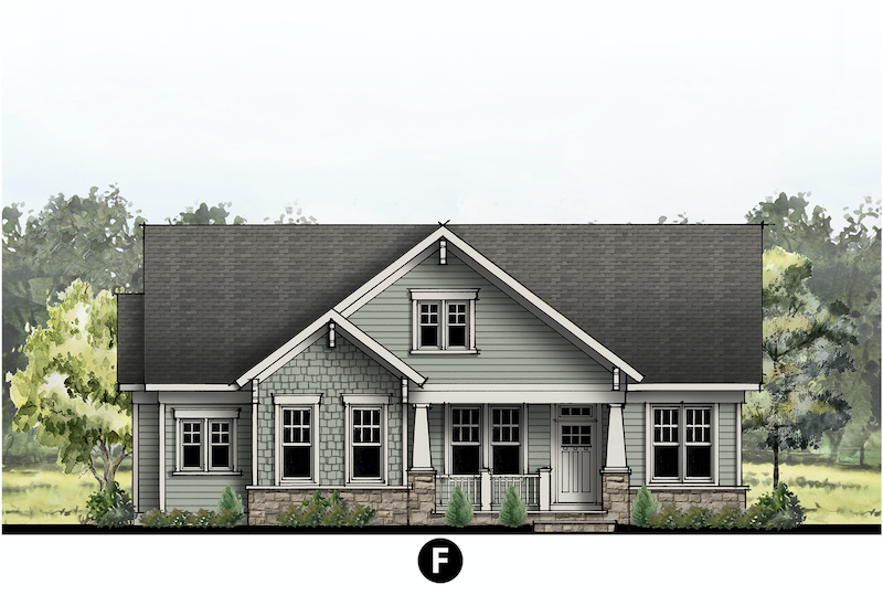 The Delray home design elevation F