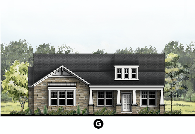 The Delray home design elevation G