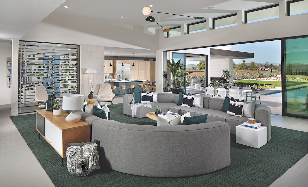 Pardee Homes Vista Santa Fe living spaces offer luxury