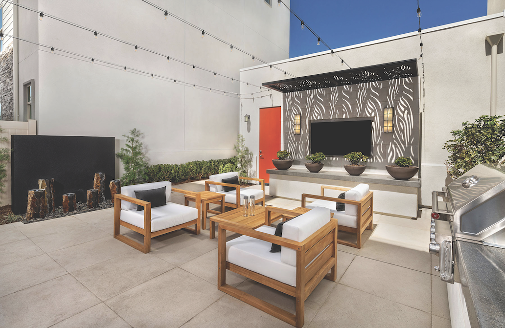 2019 professional builder design awards details outdoor living fireplace