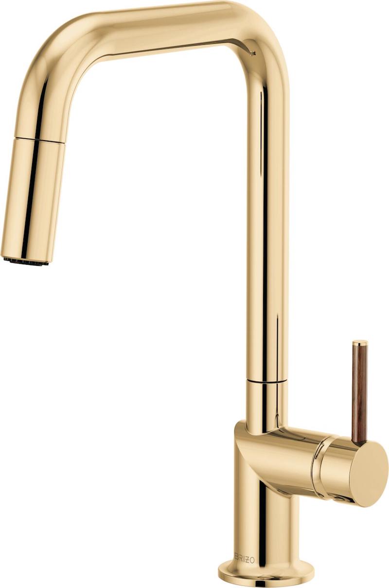 Brizo faucet Odin Collection in gold