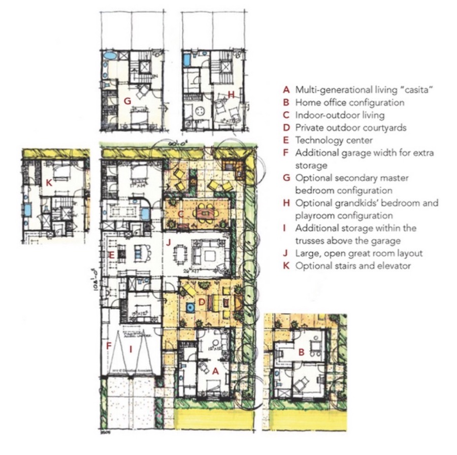Floor plan for the Ability House