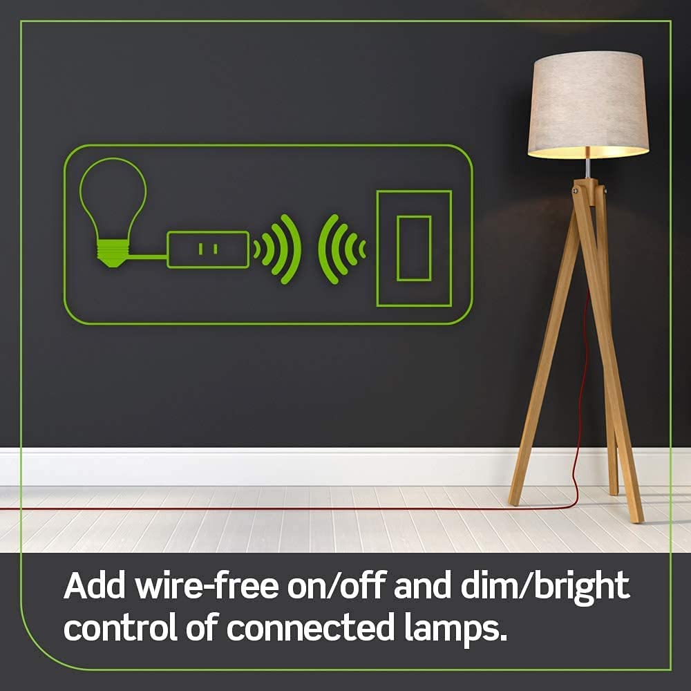 Easy to install and requiring no wiring, the Leviton Anywhere Companions pair with Decora Smart Wi-Fi 2nd Gen Dimmers, Switches and Mini Plug-ins for added control and flexibility in staircases, hallways and multi-area locations. 