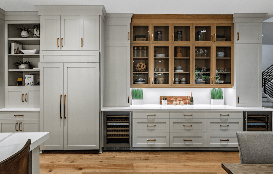 2022 BALA kitchens Pine Valley luxury production home kitchen cabinet furniture look