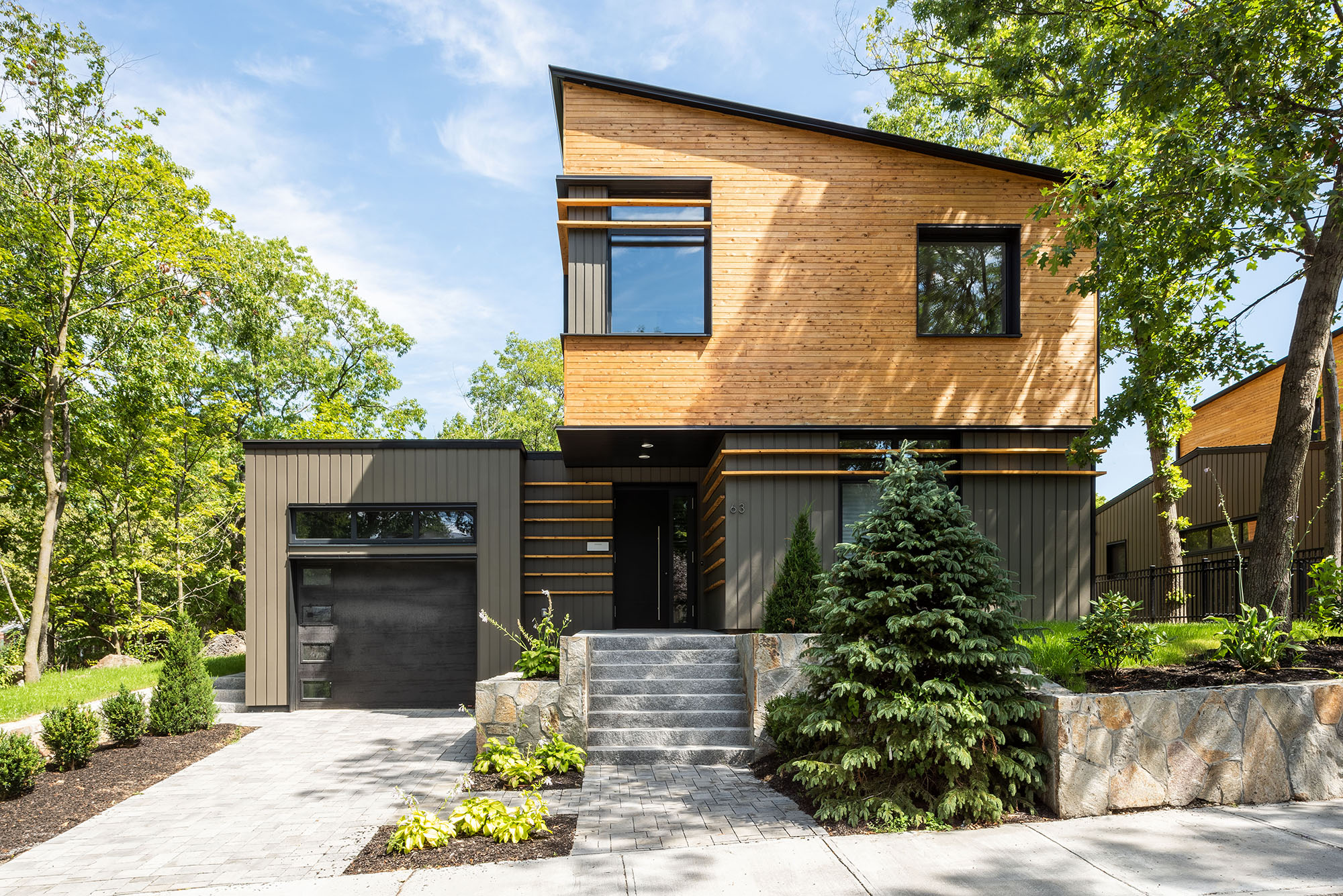 RODE Architects passive house project exterior during daytime