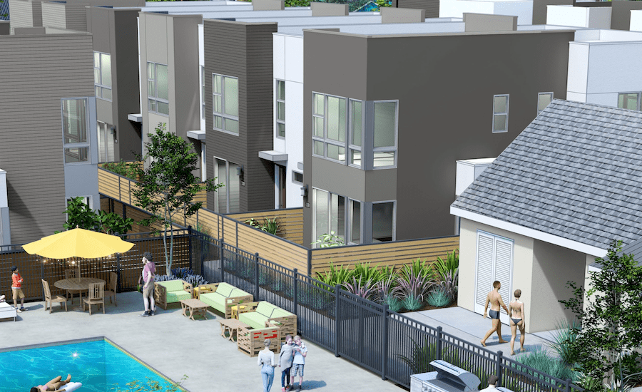 Dahlin's housing design for a build-to-rent project