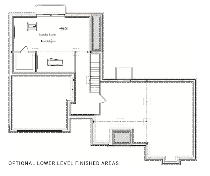 Optional lower-level plan of #4 home in Downton Walk, an infill BALA winner
