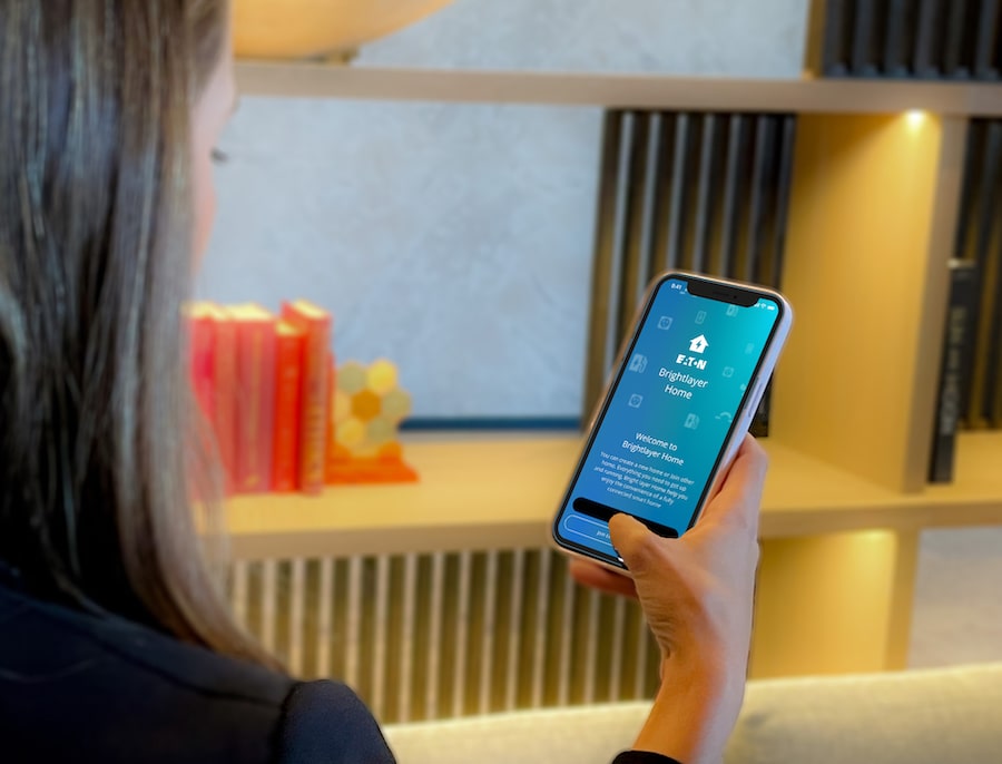 Smart home app from Eaton