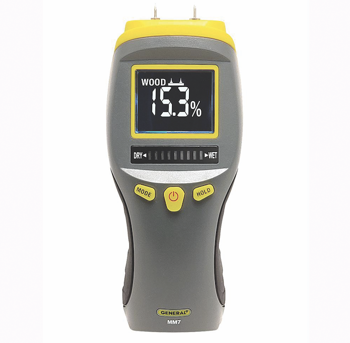 General Tools' moisture meter MM7