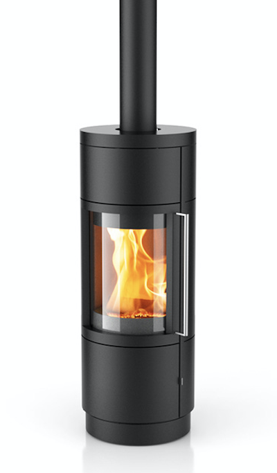 Hearthstone's Bari stove European-design fireplace