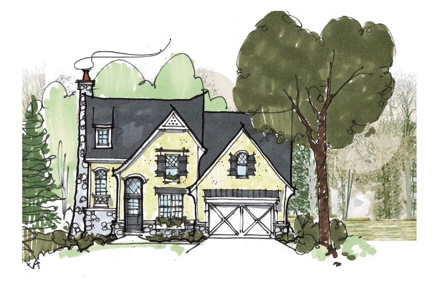 Carolyn house plan design by TK design& Associates