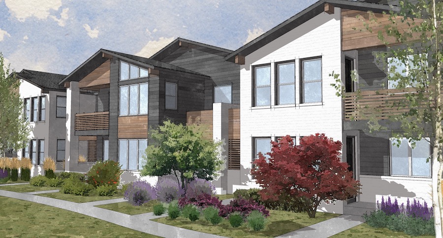 DTJ Design's Rendezvous Condos offer density while maintaining the look of single-family homes