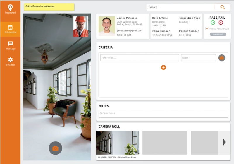 Inspected.com screenshot for virtual home inspections