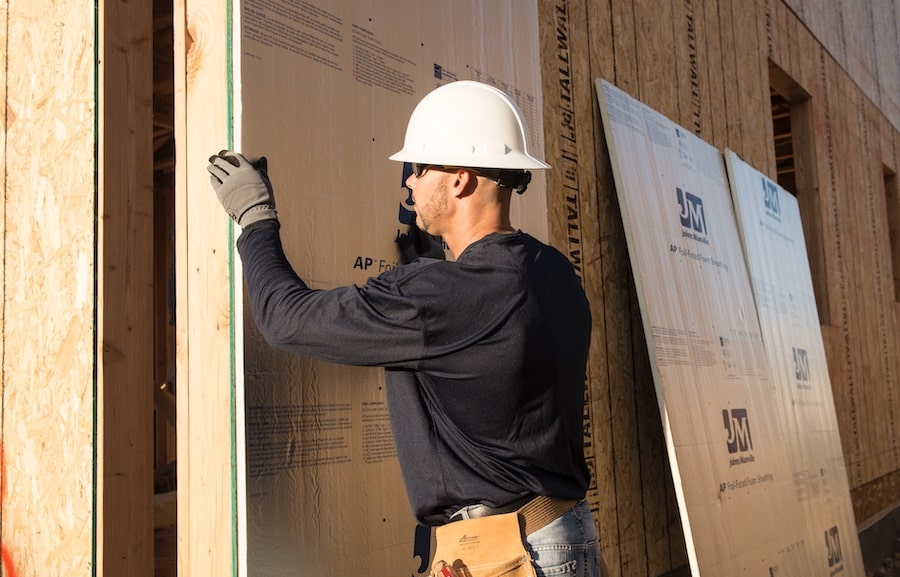 Johns Manville AP Foil-Faced Polyiso insulation board