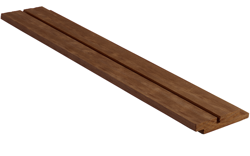 Kebony Character 90-degree Shiplap modified wood siding
