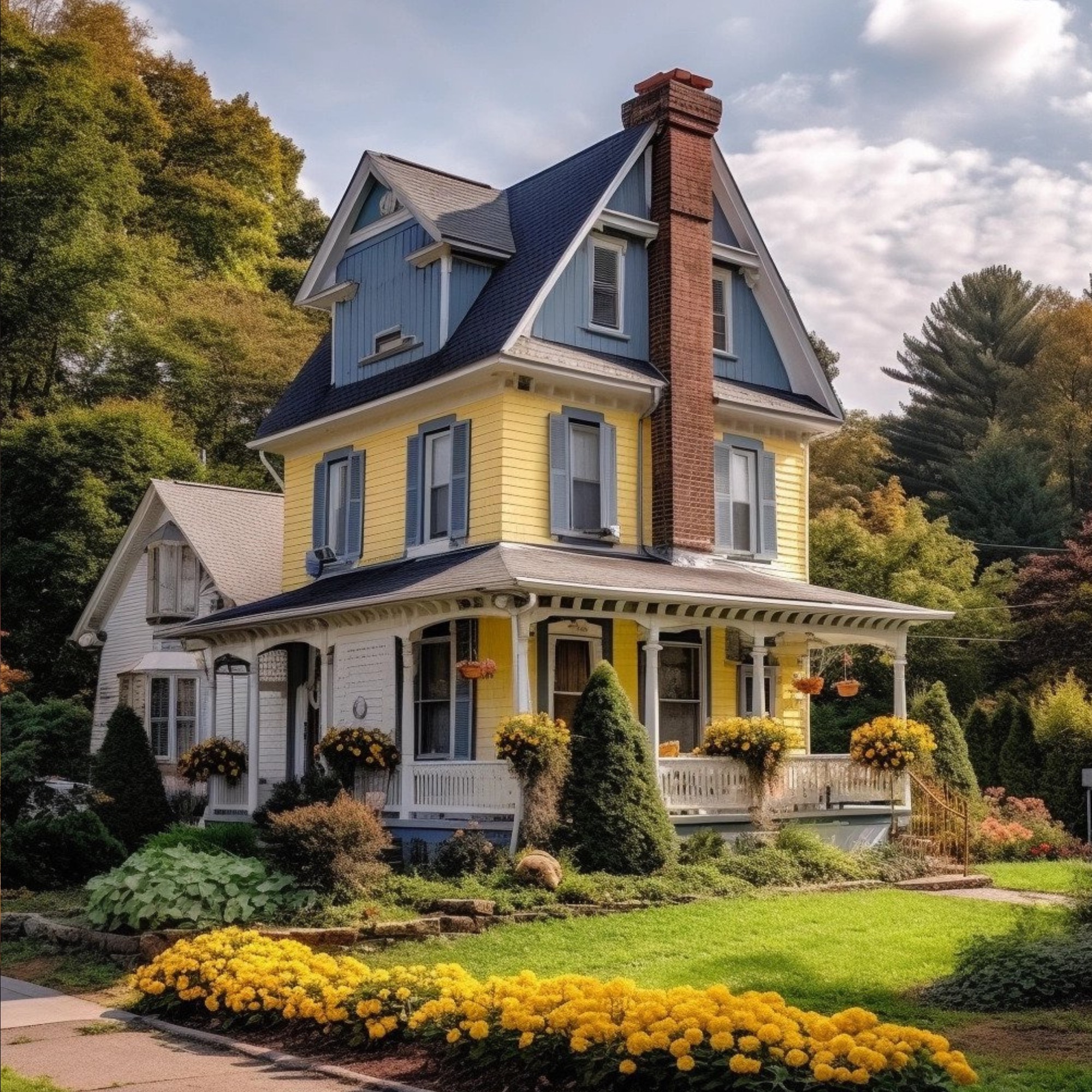 AI generated typical home in Pennsylvania