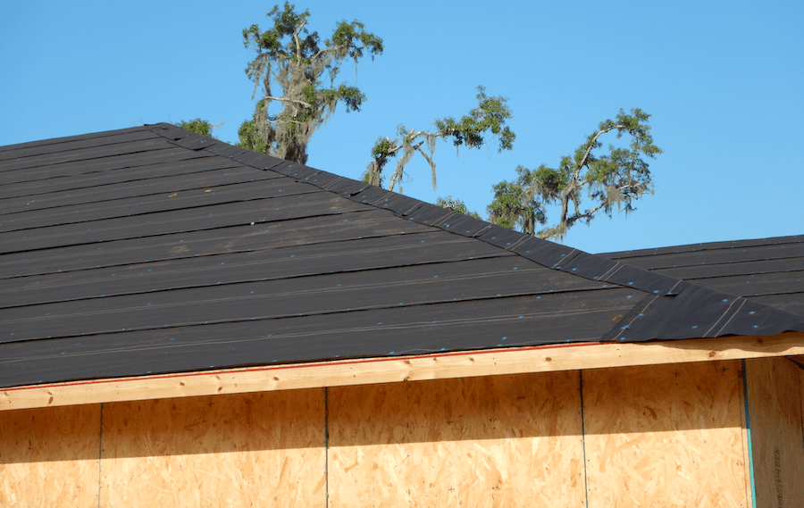 Proper installation of roof underlayment on roof hip and ridge
