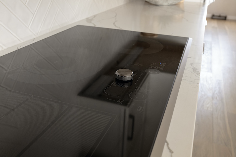 Samsung 36-inch induction cooktop installed in the Ultimate Z.E.N. Home in Denver