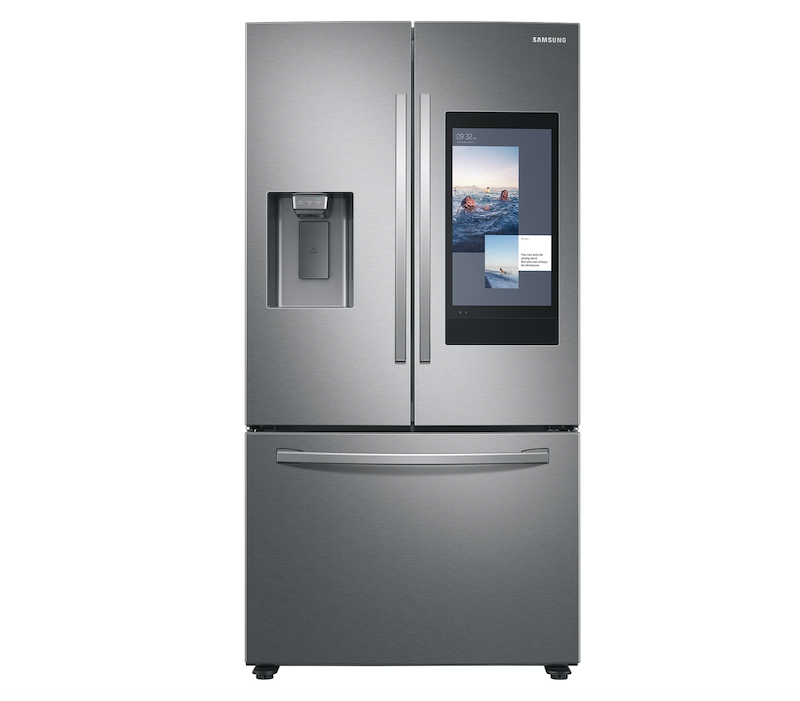 Samsung Family Hub refrigerator with screen