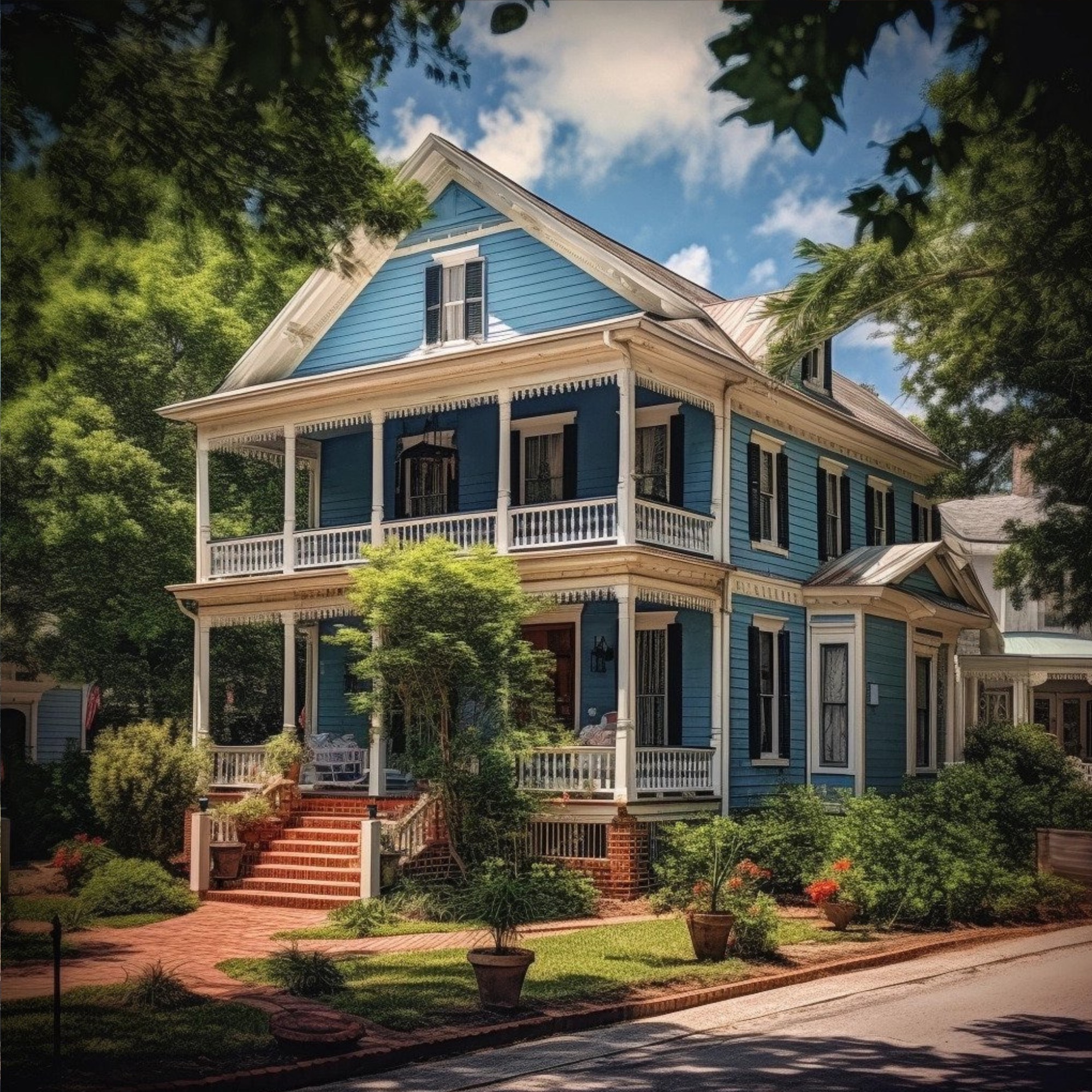 AI generated typical home in South Carolina