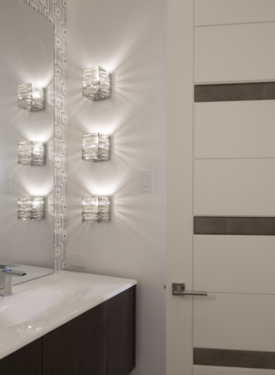 The New American Home 2017 bathroom lighting